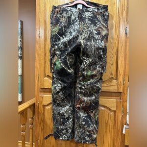 Men's Camo Hunting Pants - Realtree-Style Brown/Green Pattern